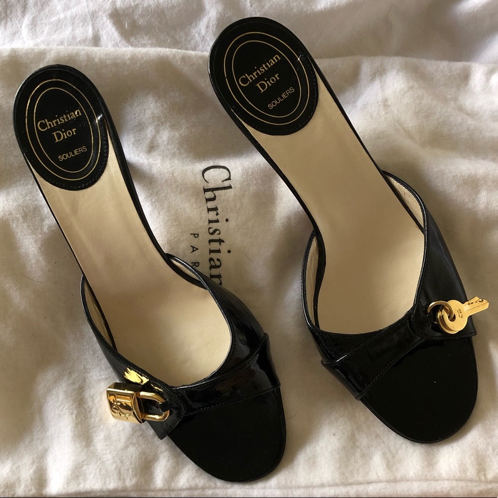 Vintage Christian Dior Kitten Heels